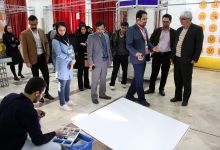 افتتاح نمایشگاه خلاقیت، معماری، مکانیک ورباتیک
